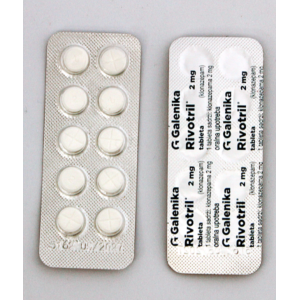 Clonazepam 10x 2mg (Rivotril)