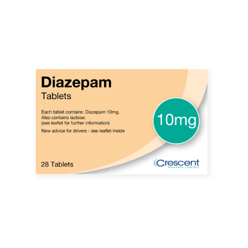 Diazepam 28x 10mg (Crescent Pharma)