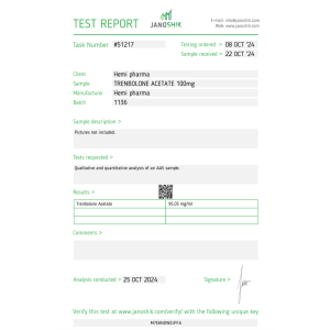 Trenbolone Acetate 100mg (Hemi Pharma)